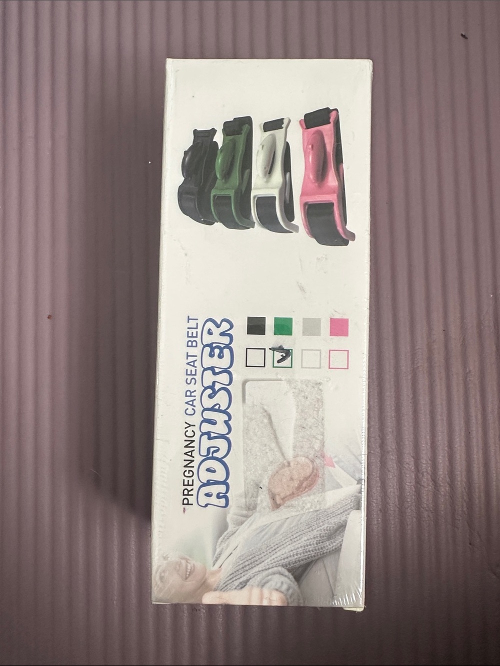 Pregnancy Car Seat Belt Adjuster - Green